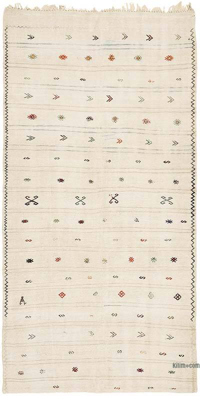 Vintage Anadolu Kendir Kilim - 176 cm x 335 cm