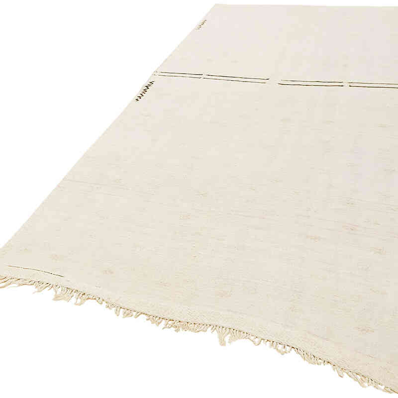 Vintage Anatolian Hemp Kilim Rug - 5' 2" x 10' 7" (62" x 127") - K0070583