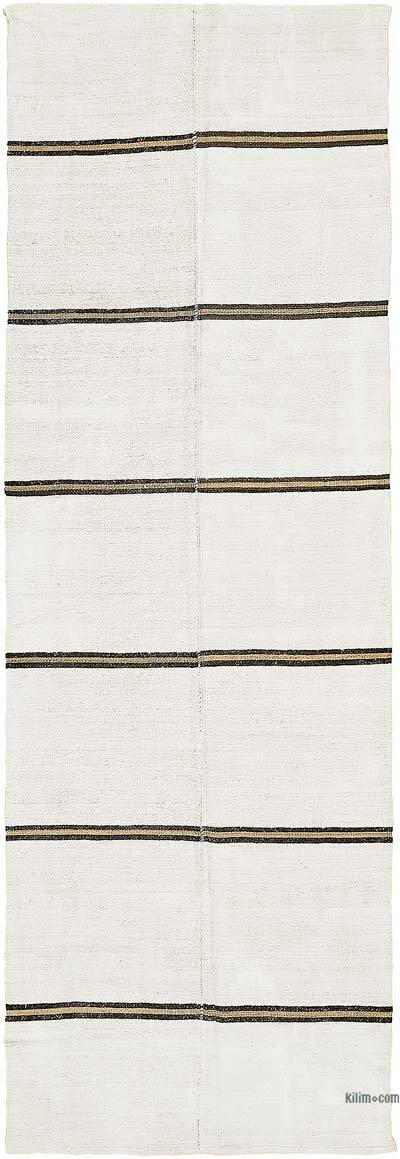 Vintage Anatolian Hemp Kilim Rug - 4' 6" x 11' 11" (54" x 143")