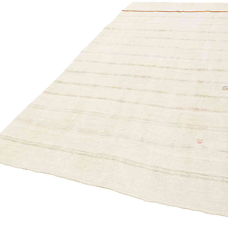 Vintage Anatolian Hemp Kilim Rug - 5' 9" x 11' 2" (69" x 134") - K0070591