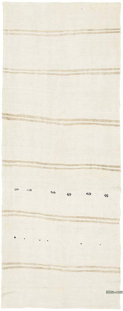 Vintage Anatolian Hemp Kilim Rug - 5'  x 12' 6" (60" x 150")