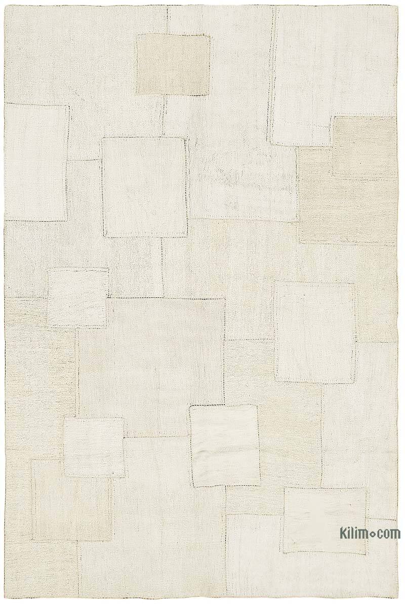 Patchwork Hemp Kilim Rug - 6' 7" x 9' 10" (79" x 118") - K0070596