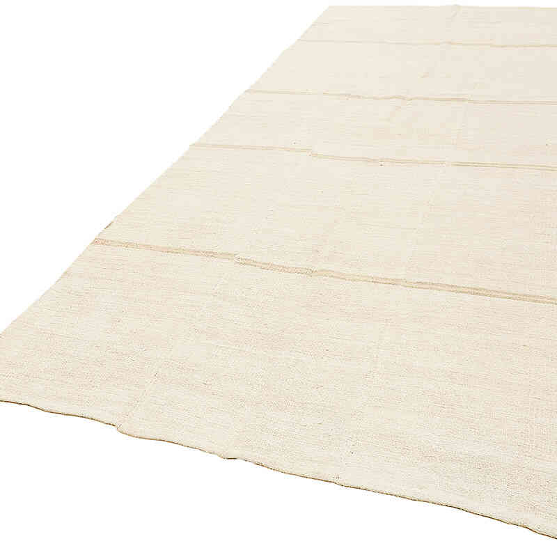 Vintage Anatolian Hemp Kilim Rug - 5' 8" x 12' 8" (68" x 152") - K0070600
