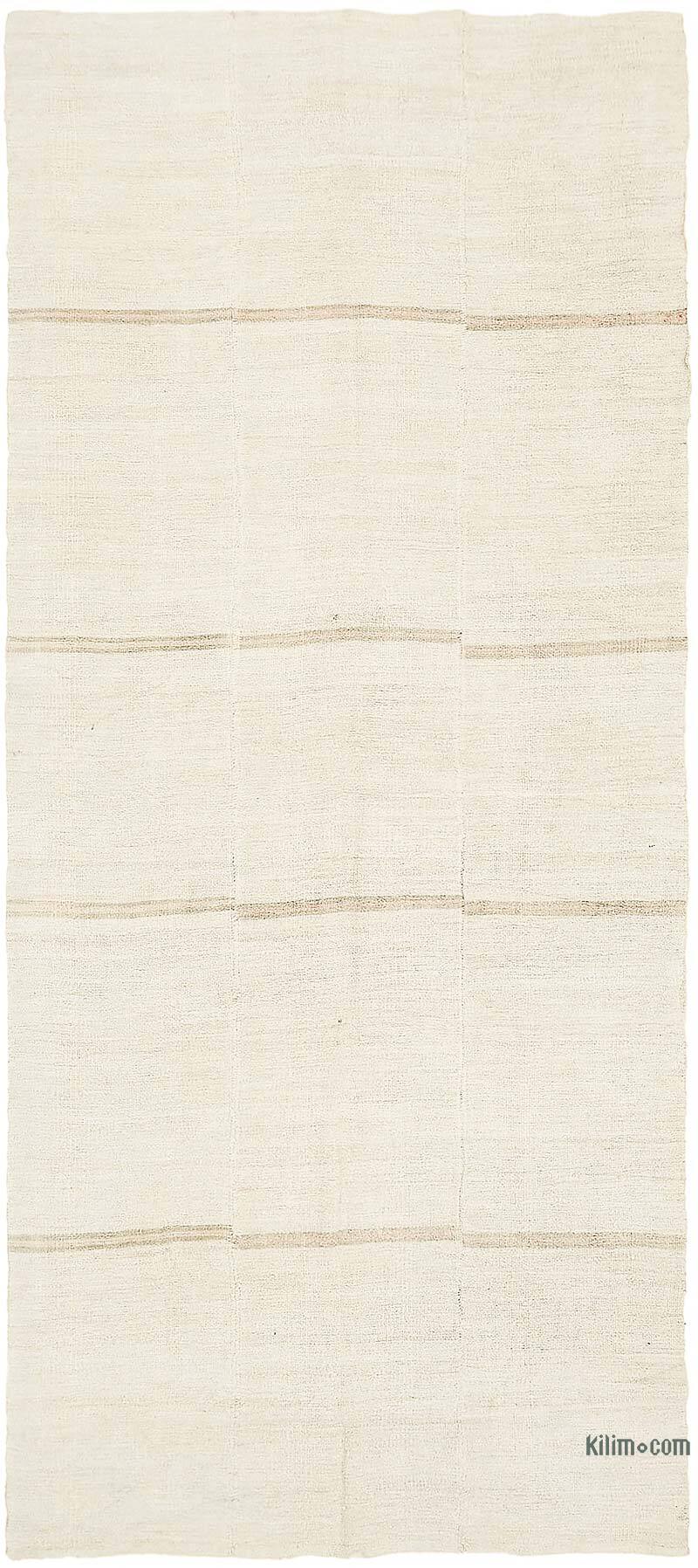 Vintage Anatolian Hemp Kilim Rug - 5' 8" x 12' 8" (68" x 152") - K0070600