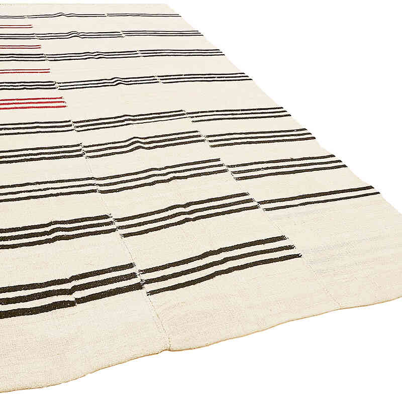 Vintage Anadolu Kendir Kilim - 203 cm x 363 cm - K0070617