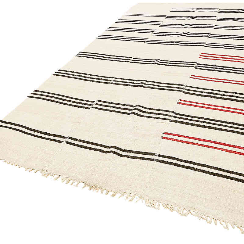 Vintage Anadolu Kendir Kilim - 203 cm x 363 cm - K0070617