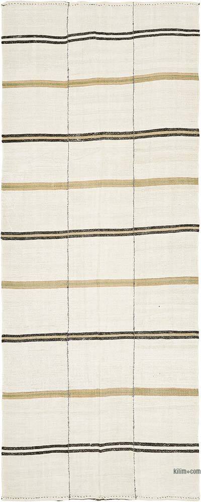 Vintage Anatolian Hemp Kilim Rug - 5' 9" x 14'  (69" x 168")