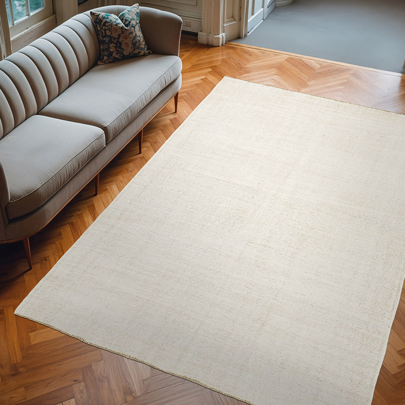 New Contemporary Handwoven Kilim Rug - 7' 3" x 10' 6" (87" x 126") - Vintage Yarn - K0070629
