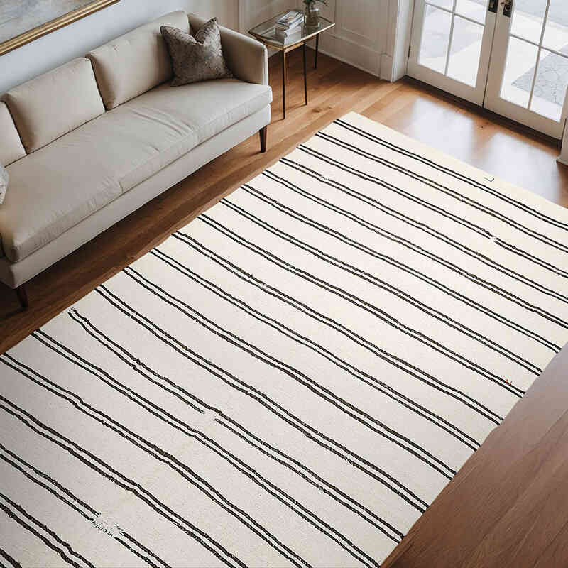Vintage Anadolu Kendir Kilim - 224 cm x 370 cm - K0070633
