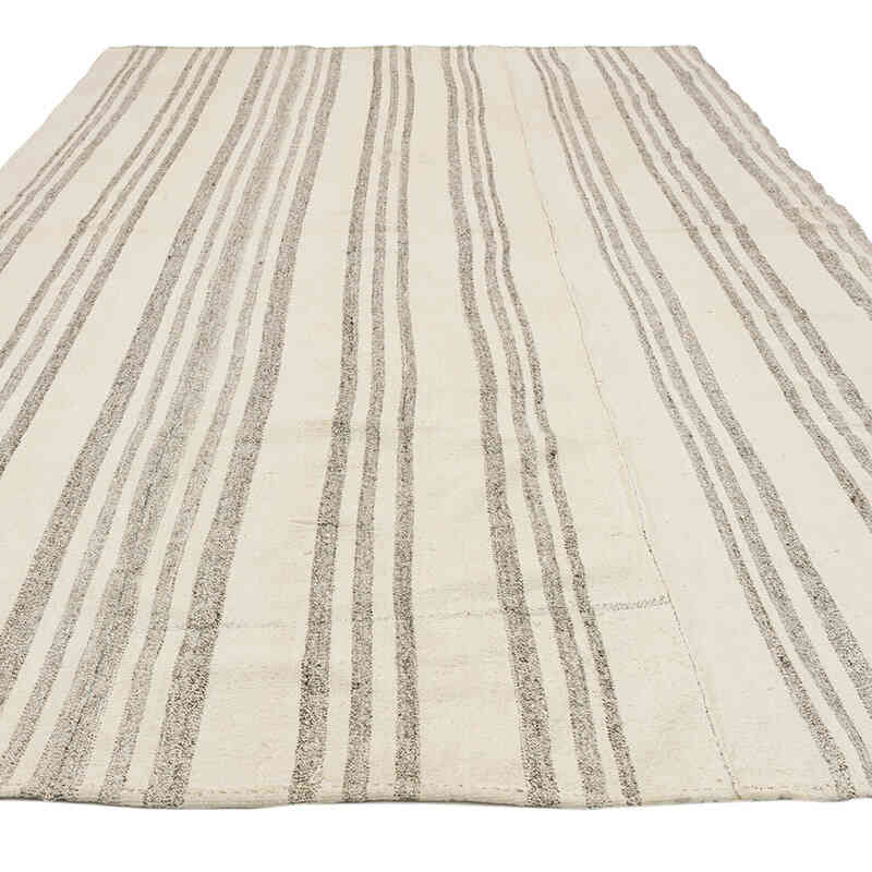 Vintage Anatolian Hemp Kilim Rug - 7' 6" x 12'  (90" x 144") - K0070636