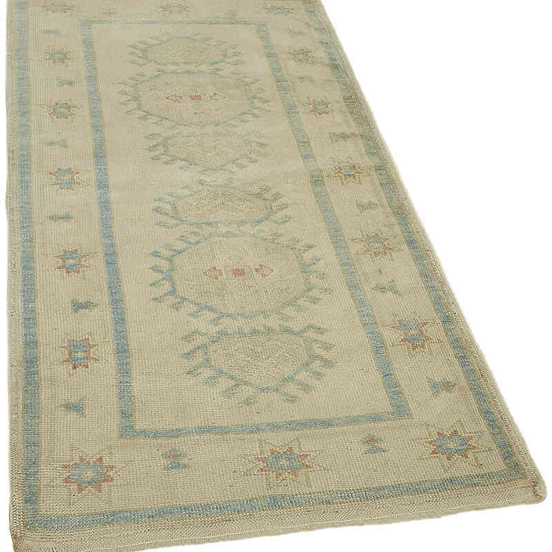 El Dokuma Vintage Halı - 85 cm x 163 cm - K0070642