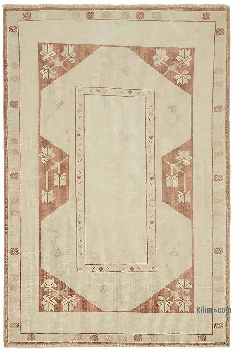 Vintage Turkish Hand-Knotted Rug - 3' 10" x 5' 9" (46" x 69") - K0070645