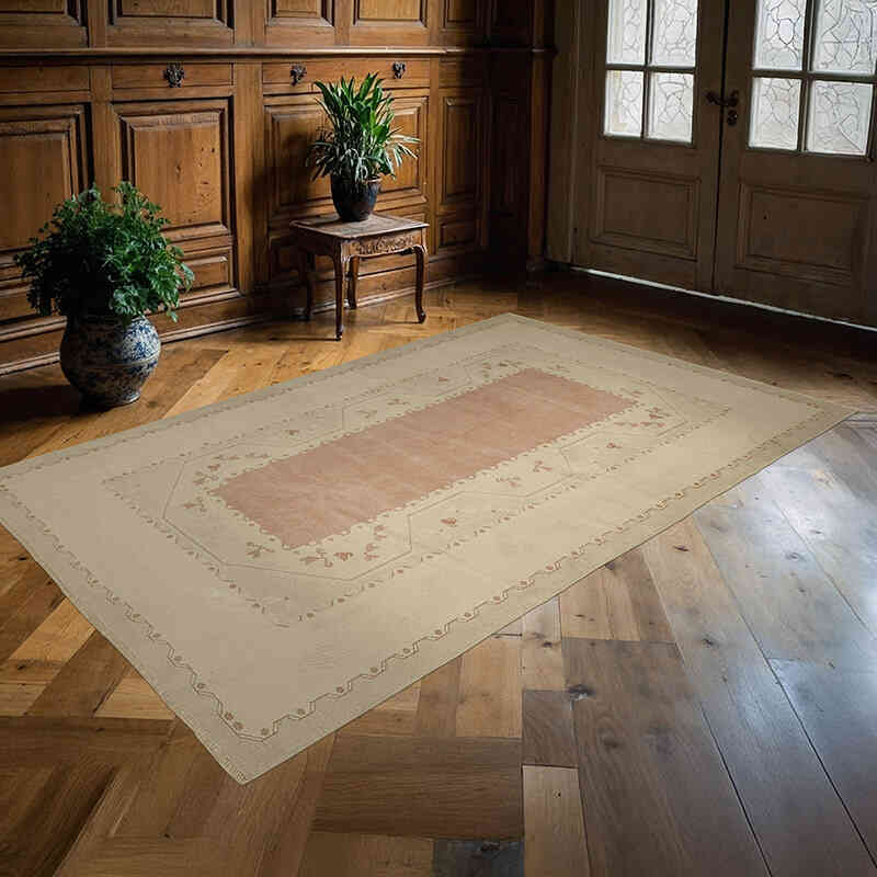 El Dokuma Vintage Halı - 166 cm x 264 cm - K0070646