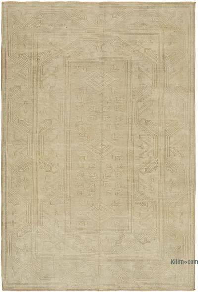Vintage Turkish Hand-Knotted Rug - 5' 1" x 7' 7" (61" x 91")