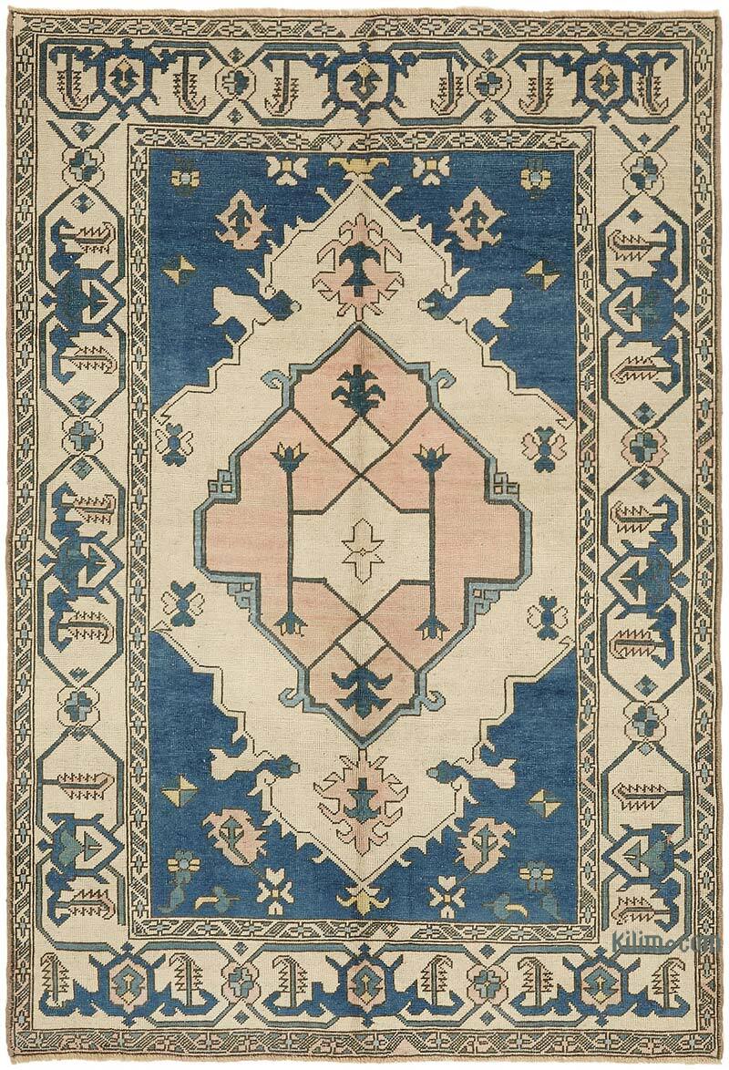 Alfombra Vintage Turca Anudada a Mano - 192 cm x 280 cm - K0070666