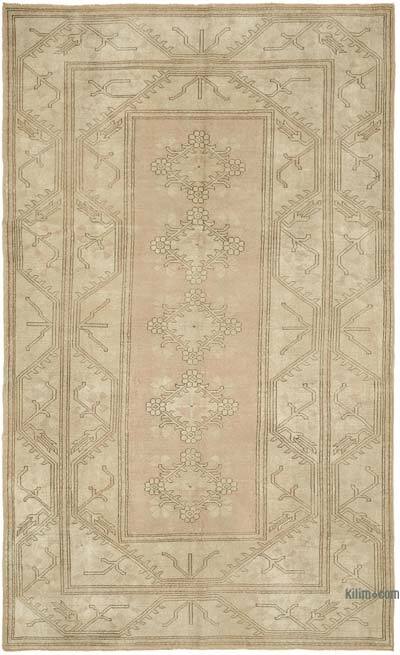 Vintage Turkish Hand-Knotted Rug - 6' 5" x 10' 4" (77" x 124")