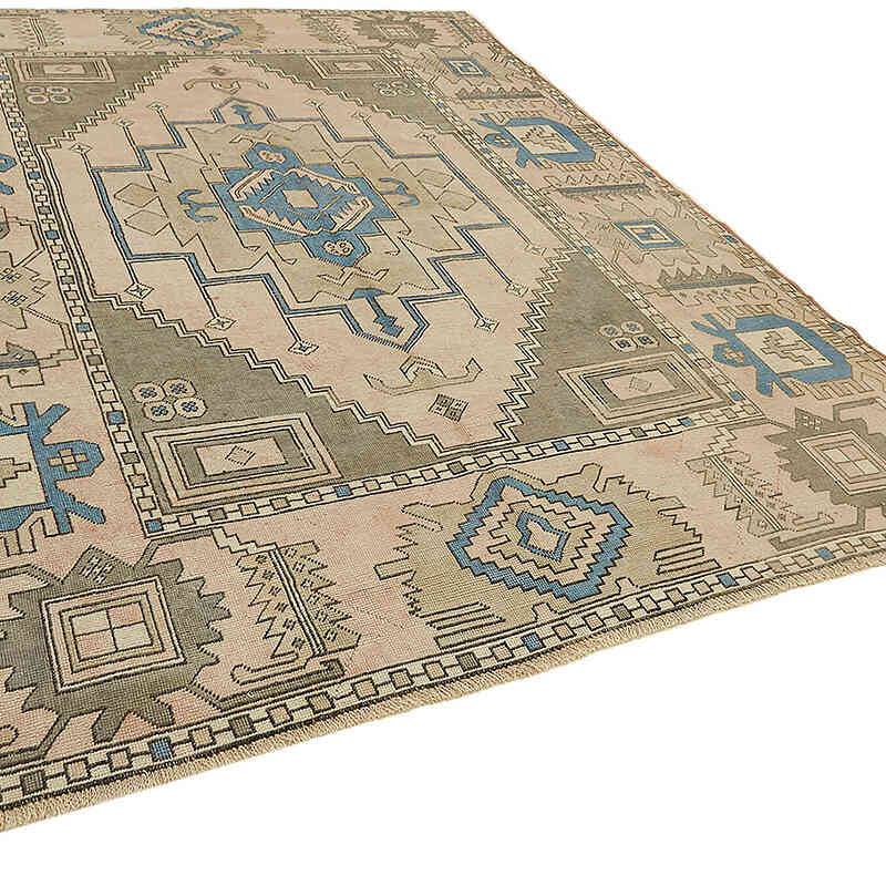 Alfombra Vintage Turca Anudada a Mano - 242 cm x 324 cm - K0070672