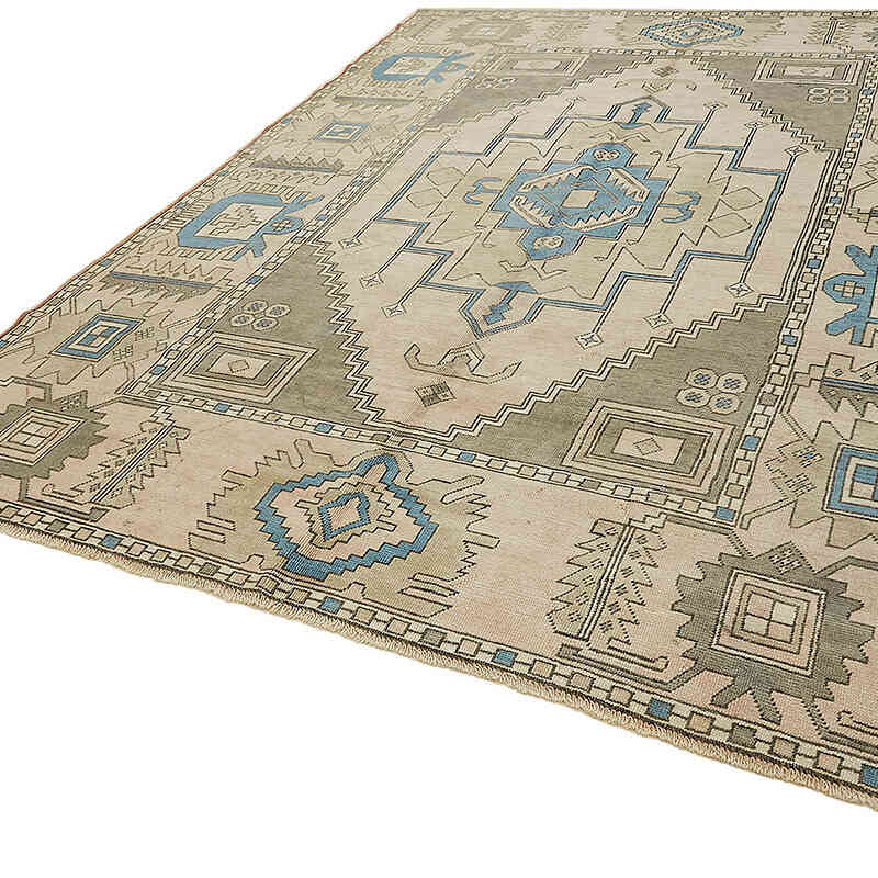 Alfombra Vintage Turca Anudada a Mano - 242 cm x 324 cm - K0070672