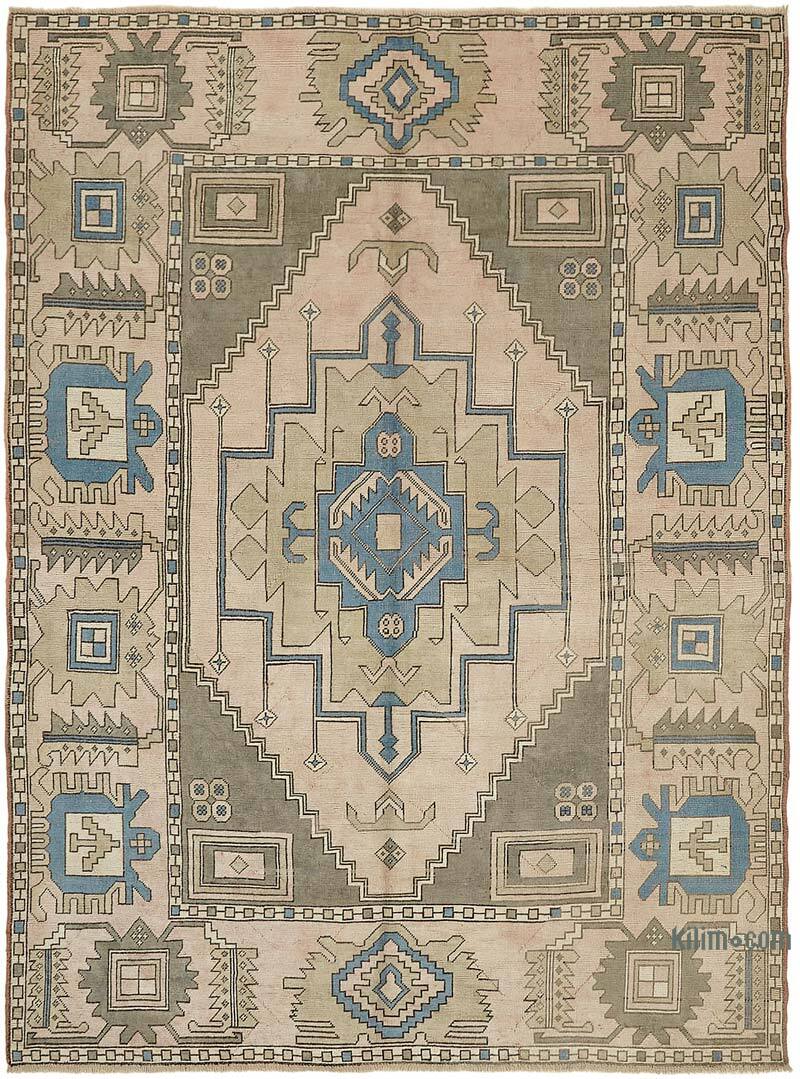 Alfombra Vintage Turca Anudada a Mano - 242 cm x 324 cm - K0070672