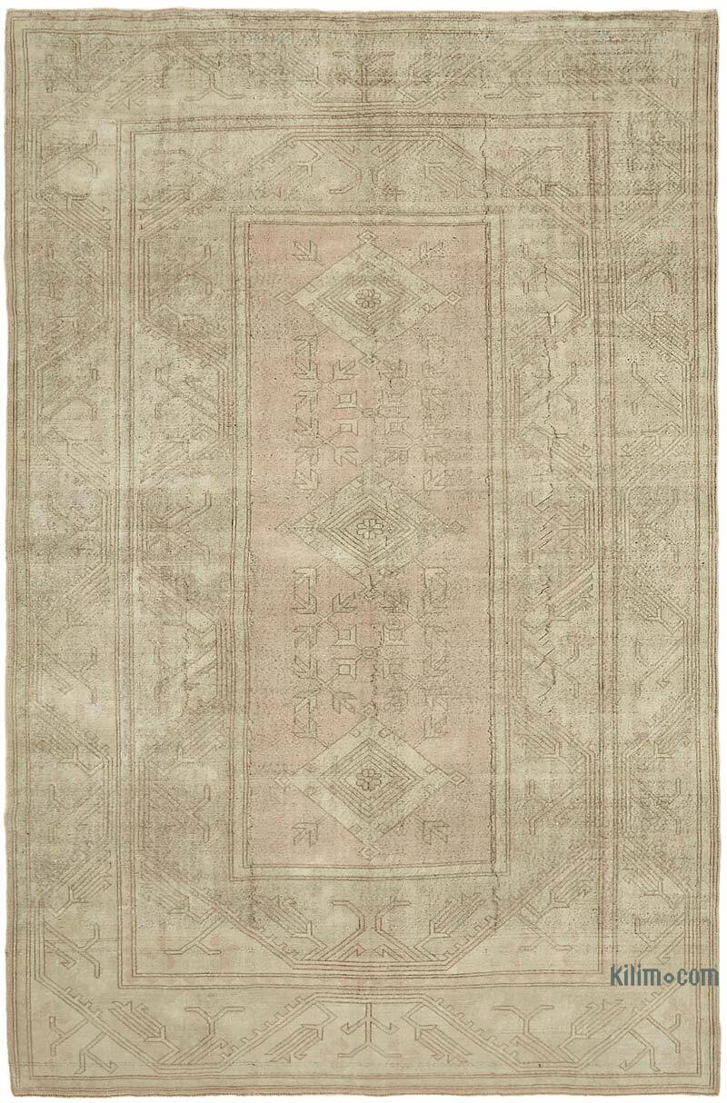 El Dokuma Vintage Halı - 250 cm x 376 cm - K0070674
