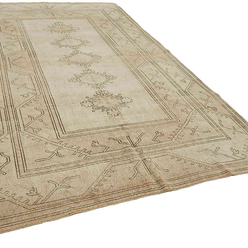 El Dokuma Vintage Halı - 222 cm x 347 cm - K0070678