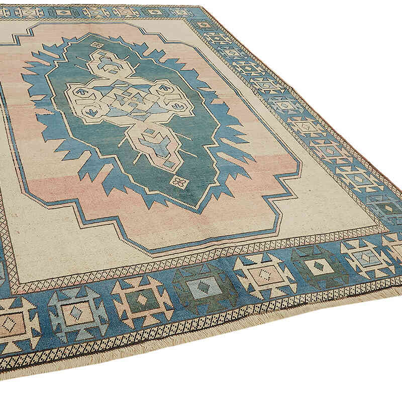 Alfombra Vintage Turca Anudada a Mano - 226 cm x 330 cm - K0070680