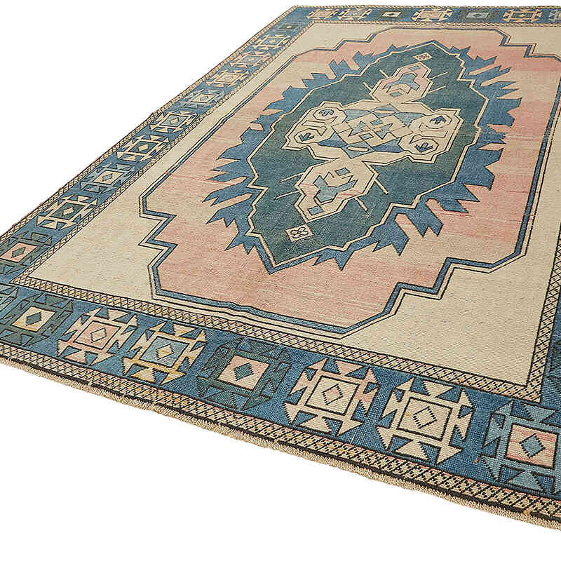 Alfombra Vintage Turca Anudada a Mano - 226 cm x 330 cm - K0070680