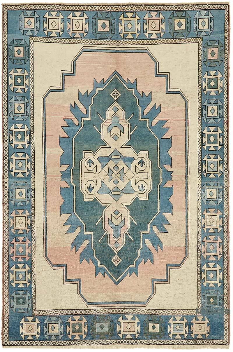 Alfombra Vintage Turca Anudada a Mano - 226 cm x 330 cm - K0070680