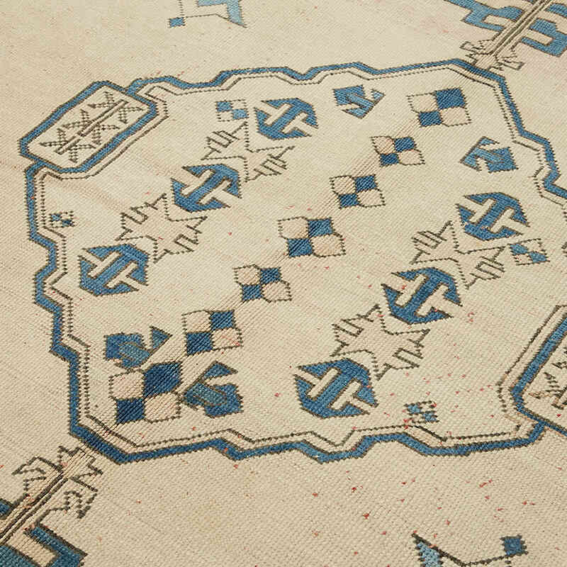 Alfombra Vintage Turca Anudada a Mano - 240 cm x 357 cm - K0070687