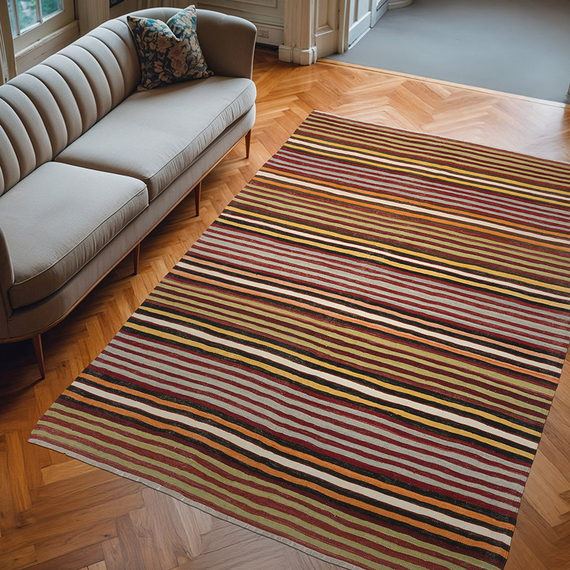 Alfombra Vintage Konya Kilim - 190 cm x 285 cm - K0070693