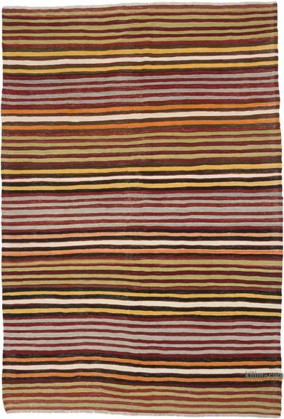 Vintage Konya Kilim Rug - 6' 3" x 9' 4" (75" x 112")