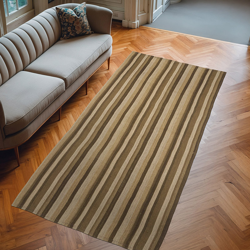 Alfombra Vintage Anatolian Kilim - 133 cm x 270 cm - K0070695