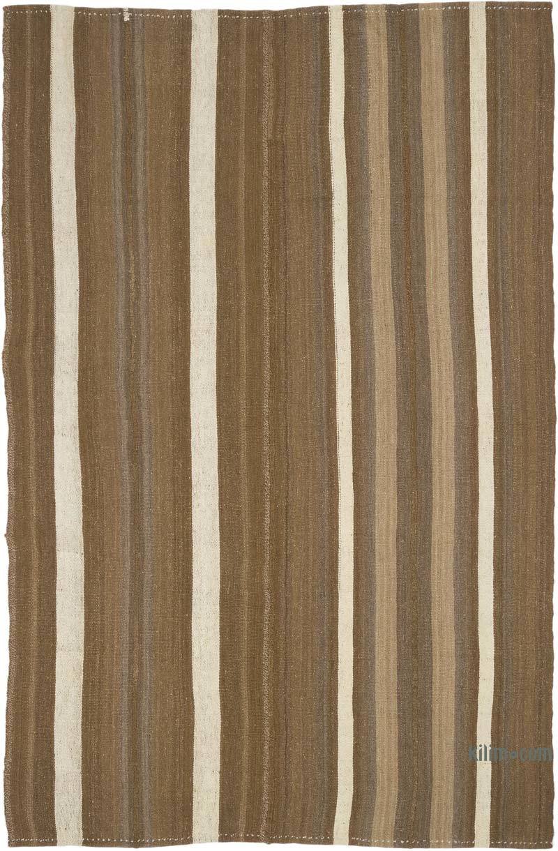 Vintage Anatolian Kilim Rug - 6' 3" x 9' 4" (75" x 112") - K0070709