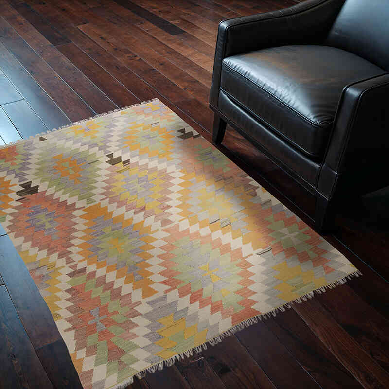 Denizli Kilimi - 114 cm x 138 cm - K0070723