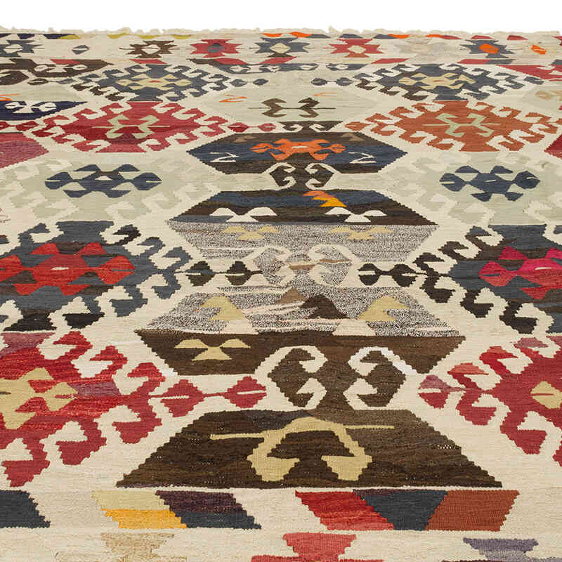 New Turkish Handwoven Kilim Rug - 9' 2" x 11' 2" (110" x 134") - K0070737