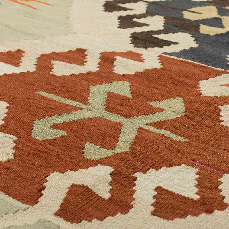 New Turkish Handwoven Kilim Rug - 9' 2" x 11' 2" (110" x 134") - K0070737