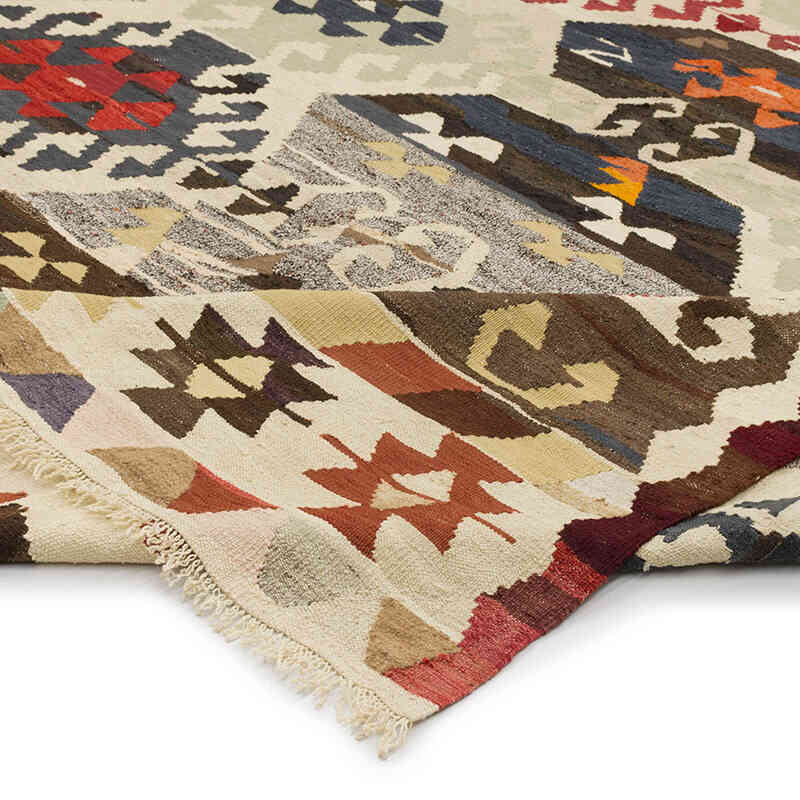 New Turkish Handwoven Kilim Rug - 9' 2" x 11' 2" (110" x 134") - K0070737