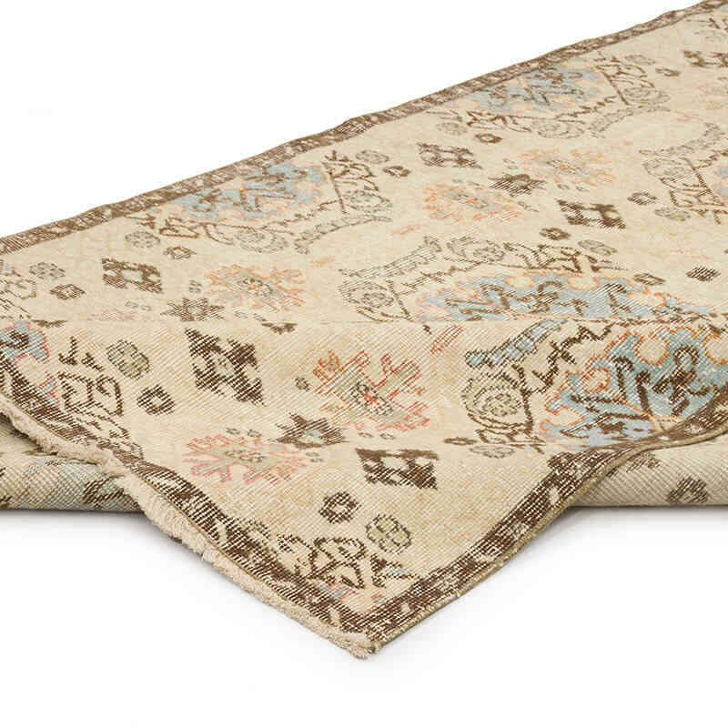 Vintage Turkish Hand-Knotted Rug - 5' 1" x 9' 2" (61" x 110") - K0070751