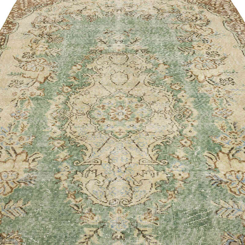 Alfombra Vintage Turca Anudada a Mano - 173 cm x 281 cm - K0070752
