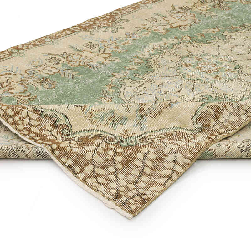 Alfombra Vintage Turca Anudada a Mano - 173 cm x 281 cm - K0070752