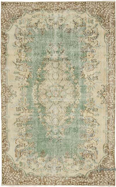 Alfombra Vintage Turca Anudada a Mano - 173 cm x 281 cm