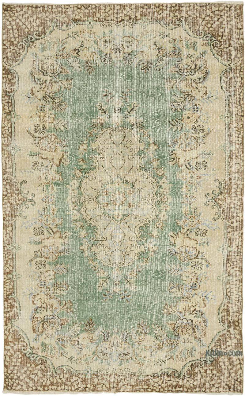 Alfombra Vintage Turca Anudada a Mano - 173 cm x 281 cm - K0070752