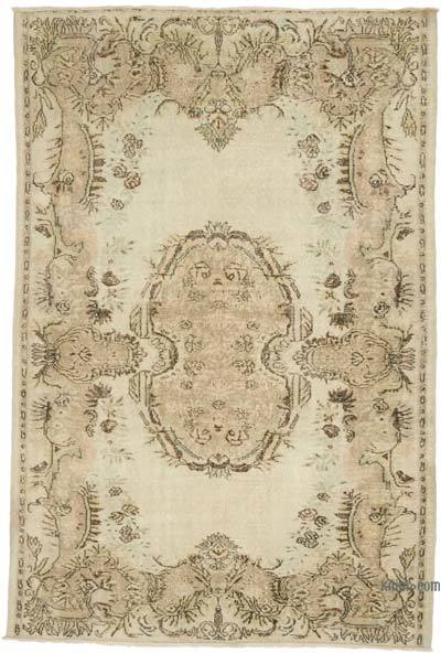 Alfombra Vintage Turca Anudada a Mano - 176 cm x 261 cm