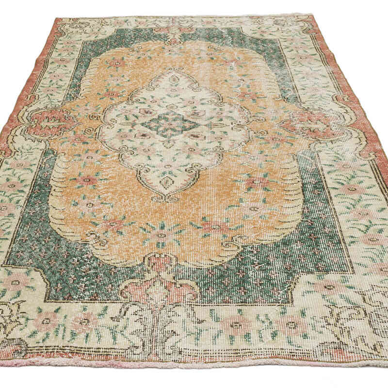 El Dokuma Vintage Halı - 122 cm x 212 cm - K0070755