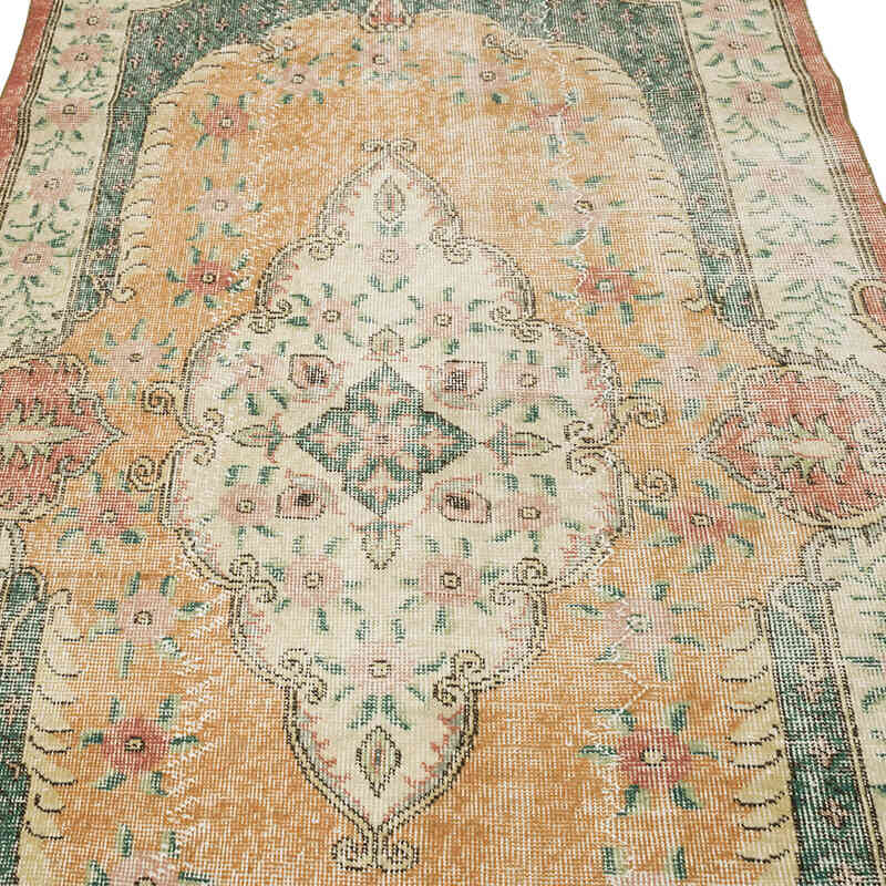 El Dokuma Vintage Halı - 122 cm x 212 cm - K0070755
