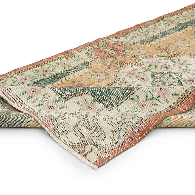 El Dokuma Vintage Halı - 122 cm x 212 cm - K0070755