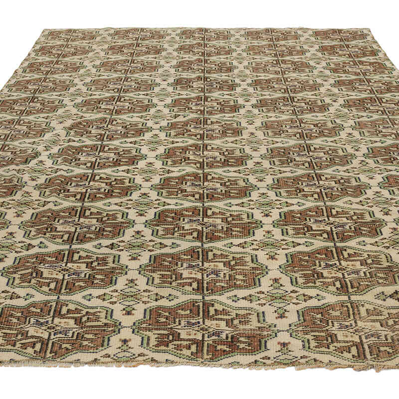 Vintage Turkish Hand-Knotted Rug - 6'  x 7' 11" (72" x 95") - K0070762