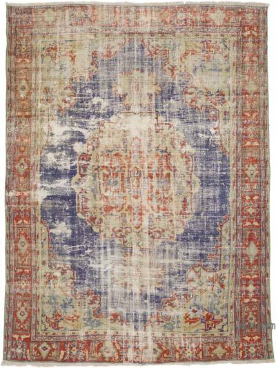 Alfombra Vintage Turca Anudada a Mano - 220 cm x 292 cm