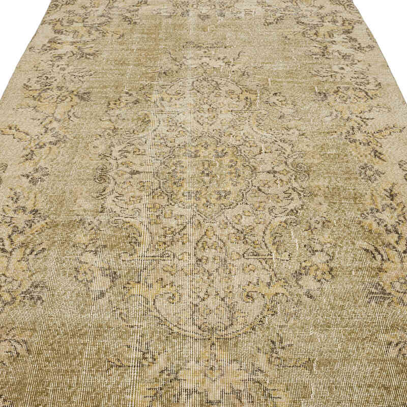 Alfombra Vintage Turca Anudada a Mano - 155 cm x 263 cm - K0070765