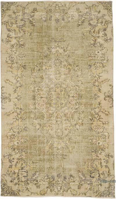 Alfombra Vintage Turca Anudada a Mano - 155 cm x 263 cm